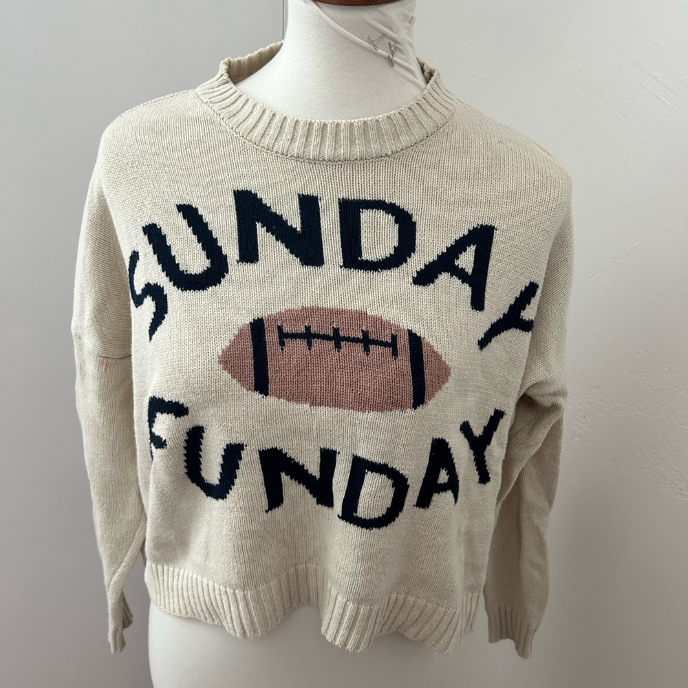 Moon & Madison Sunday Funday Knit Sweater